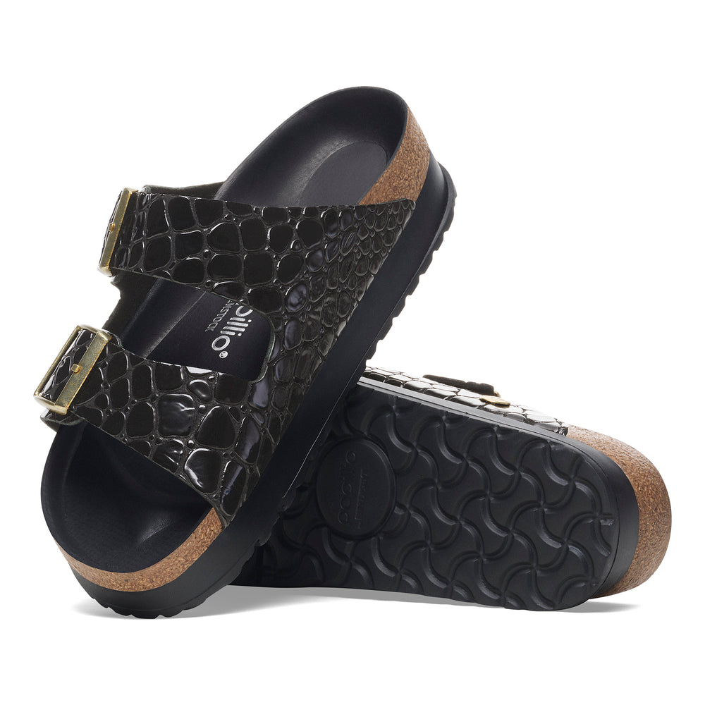 ARIZONA PLATFORM LEATHER CROC N
