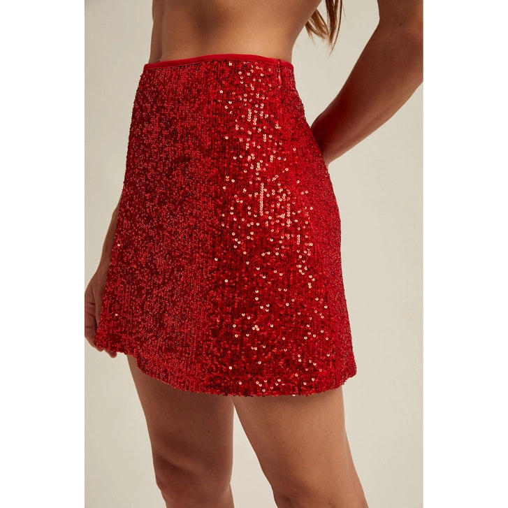 SEQUIN MINI SKIRT 11920