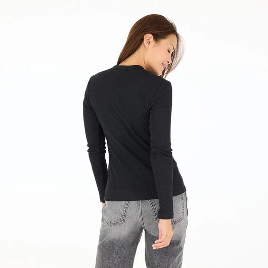 LONG SLEEVE RIB TEE