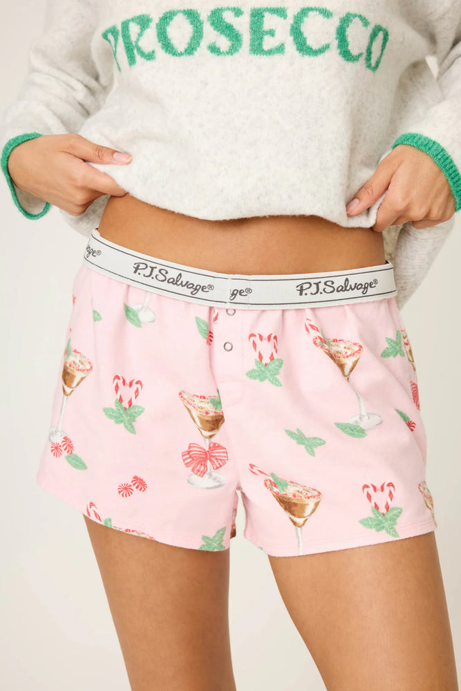 TINI TIME FLANNEL PJ SHORT