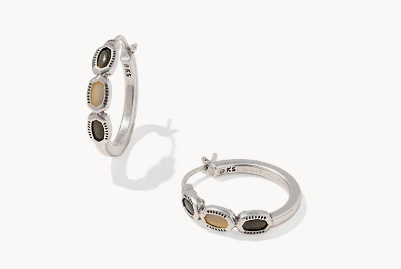 MINI ELISA HOOP EARRING