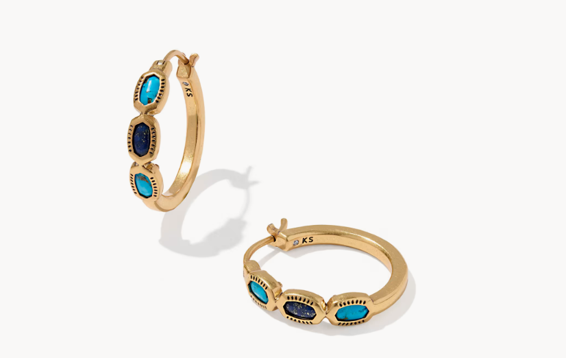 MINI ELISA HOOP EARRING