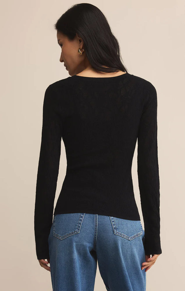 TIBI SCOOP MESH SWEATER ZW253385