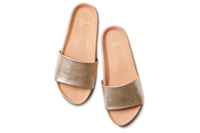 GALLITO LEATHER SLIDE SANDAL